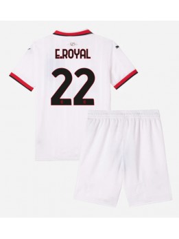 AC Milan Emerson Royal #22 Replika Borta Kläder Barn 2024-25 Kortärmad (+ byxor)